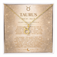 Taurus Zodiac Necklace