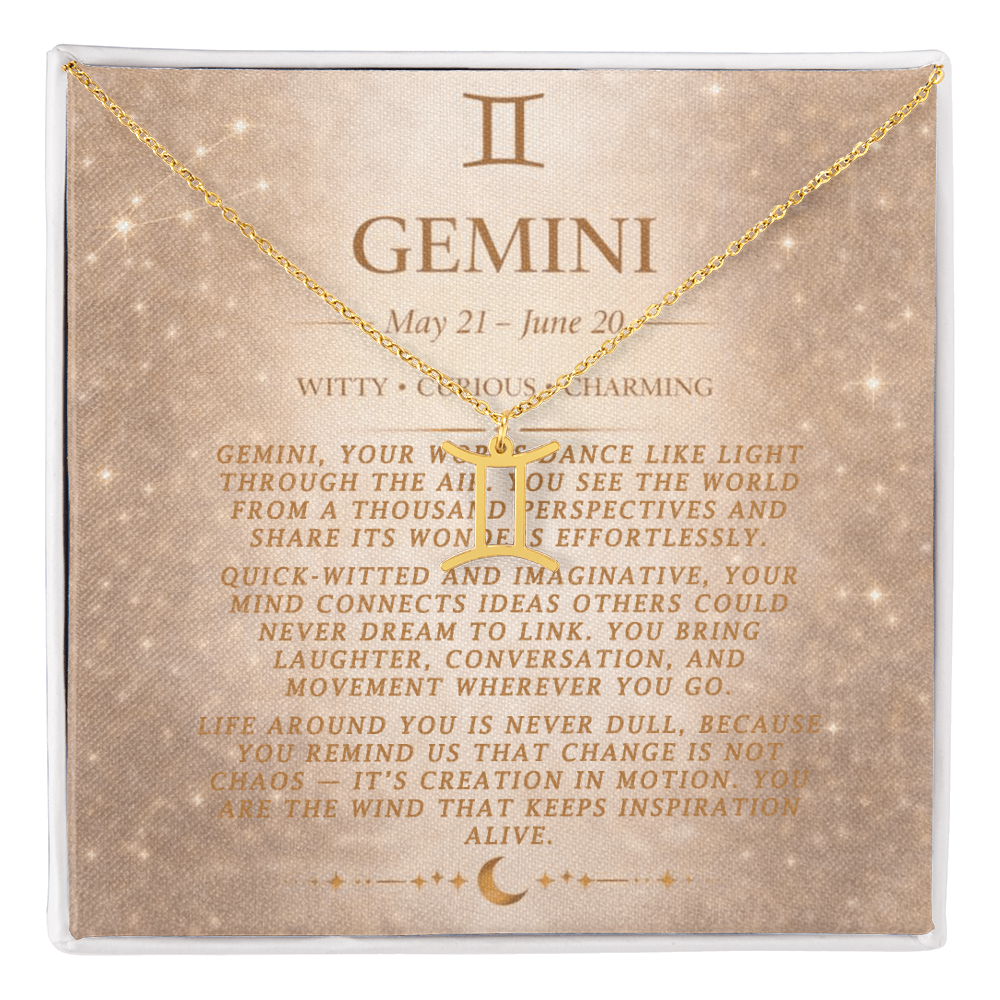 Gemini Zodiac Necklace