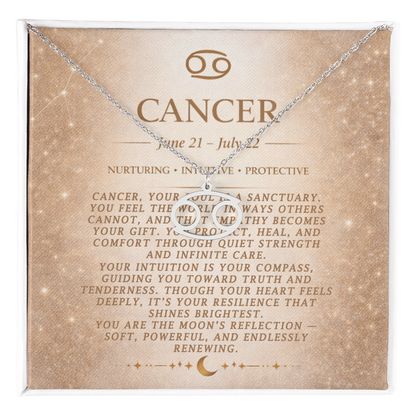 Cancer Zodiac Necklace