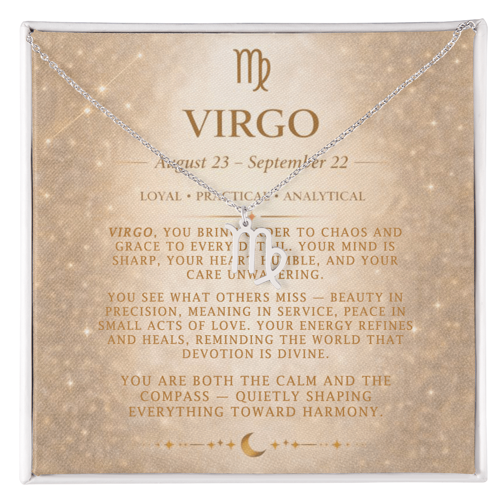 Virgo Zodiac Necklace