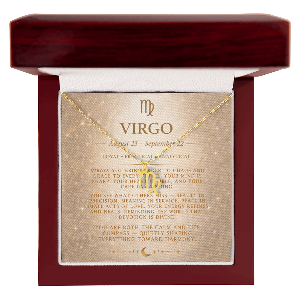 Virgo Zodiac Necklace