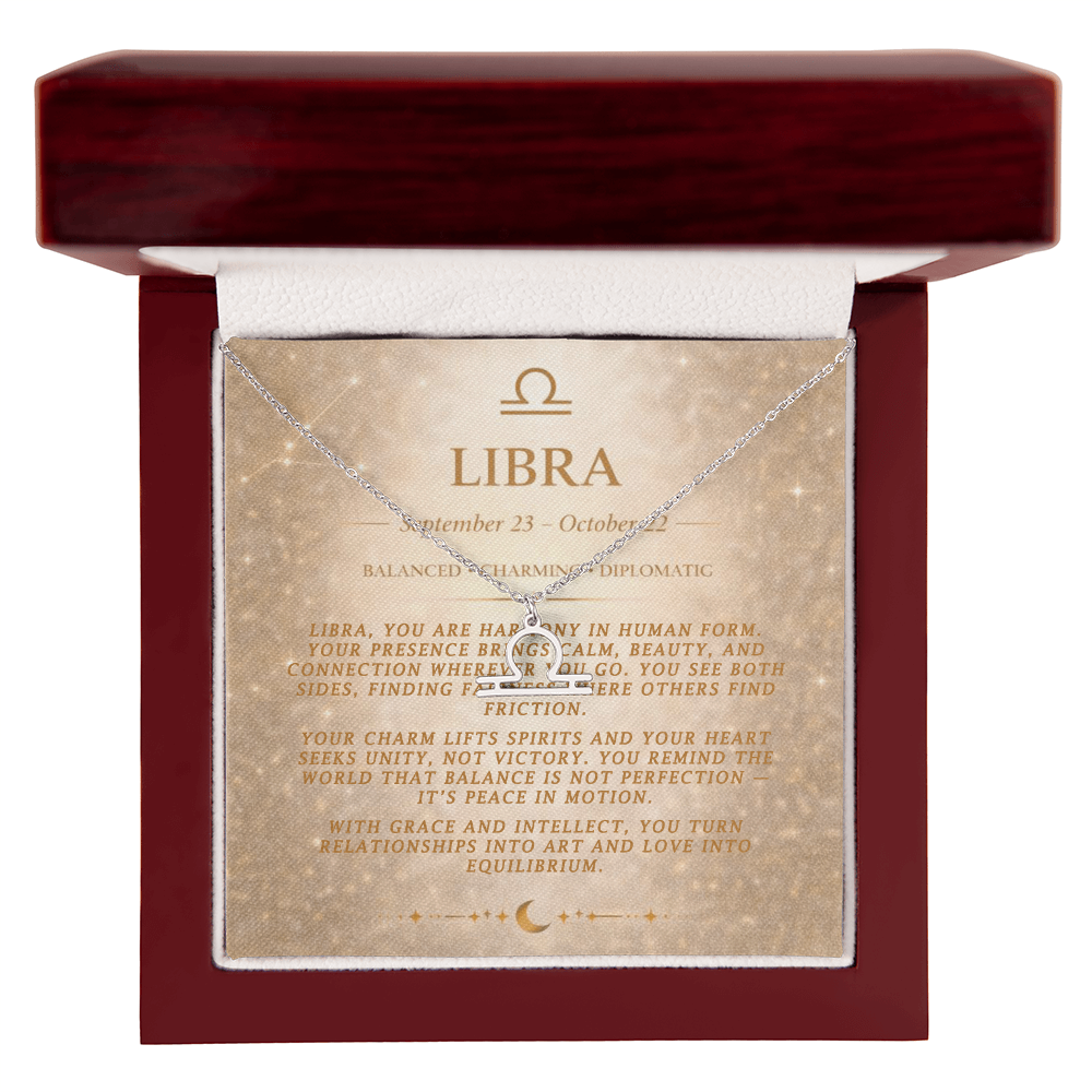 Libra Zodiac Necklace