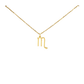 Scorpio Zodiac Necklace
