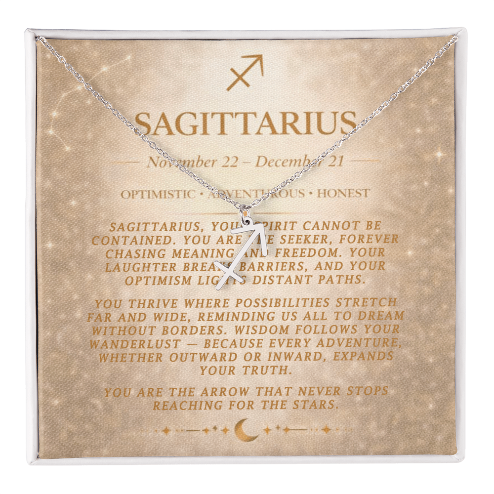 Sagittarius Zodiac Necklace