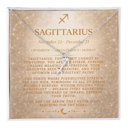 Sagittarius Zodiac Necklace