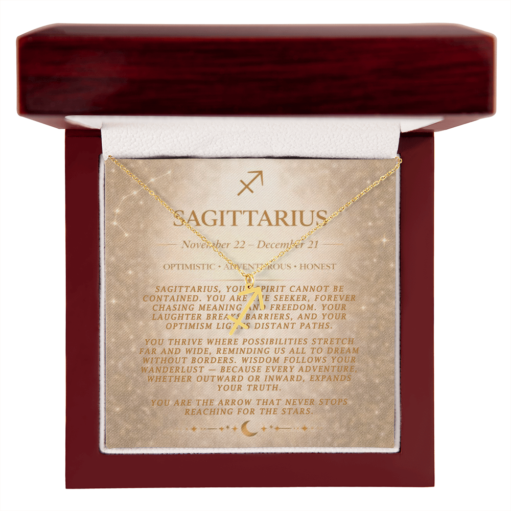 Sagittarius Zodiac Necklace