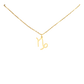 Capricorn Zodiac Necklace