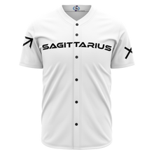 Load image into Gallery viewer, Sagittarius - White Baseball Jersey
