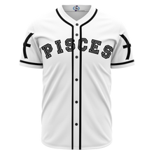 Load image into Gallery viewer, Pisces - White Baseball Jersey
