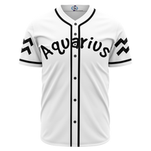 Load image into Gallery viewer, Aquarius - White Baseball Jersey
