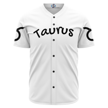 Load image into Gallery viewer, Taurus - White Baseball Jersey

