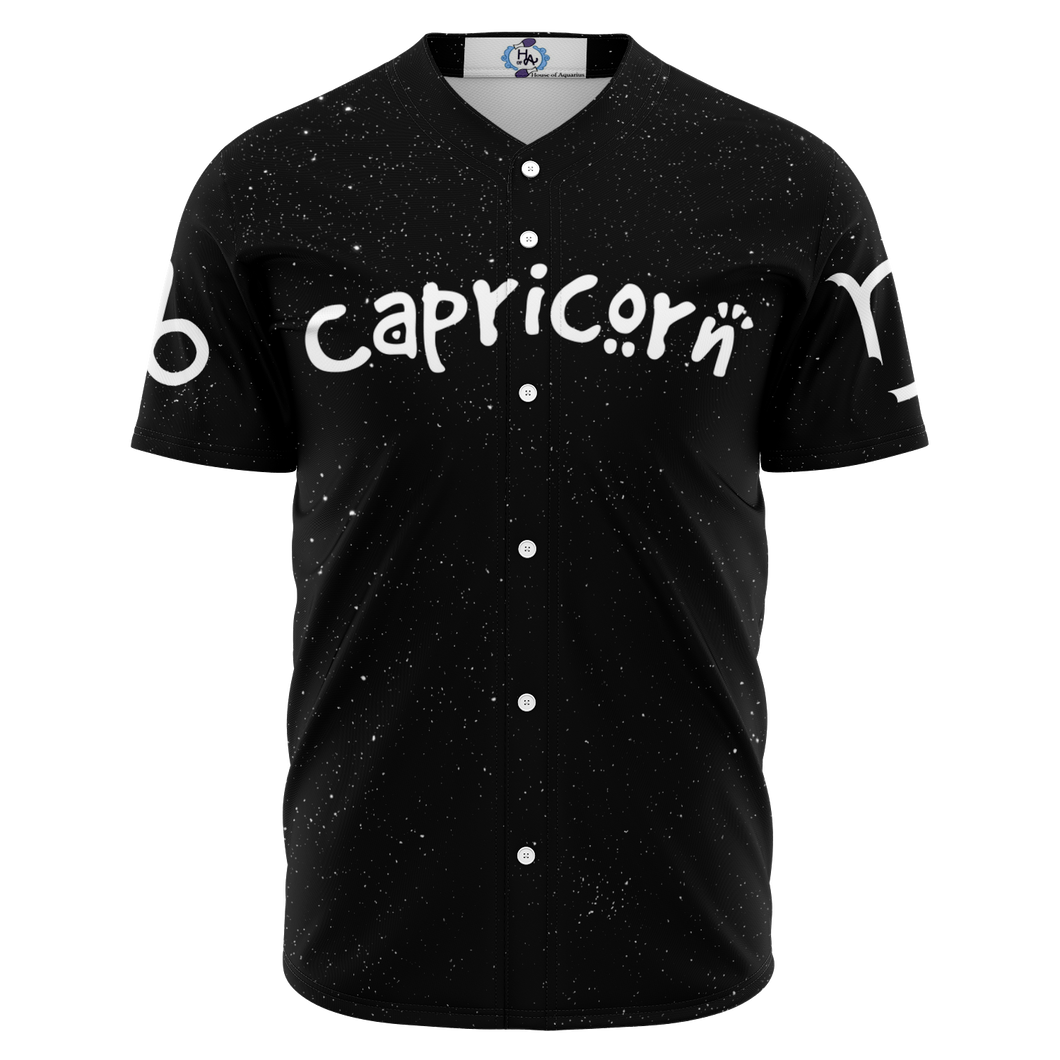 Capricorn - Starry Night Baseball Jersey