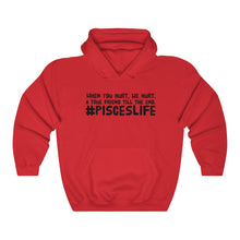 Load image into Gallery viewer, Pisces - True Friend Hooded Sweatshirt
