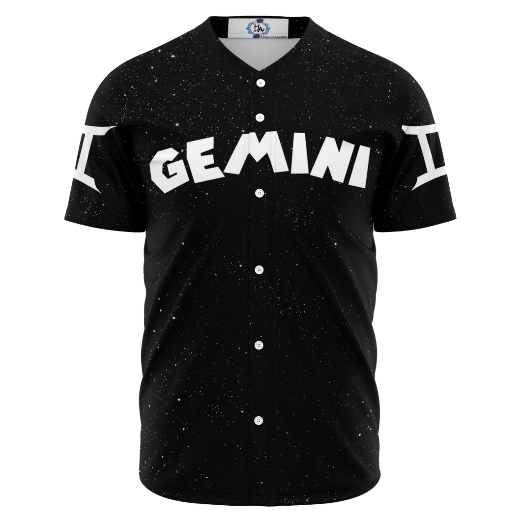 Gemini - Starry Night Baseball Jersey