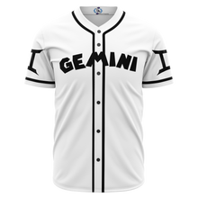Load image into Gallery viewer, Gemini - White Baseball Jersey
