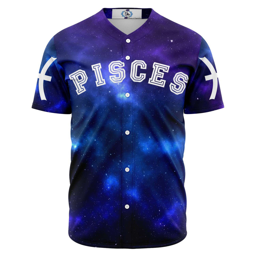 Pisces - Galaxy Baseball Jersey