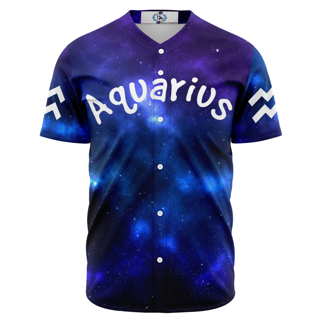Aquarius - Galaxy Baseball Jersey