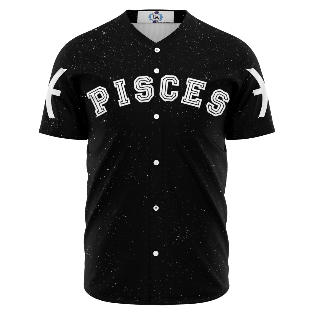 Pisces - Starry Night Baseball Jersey