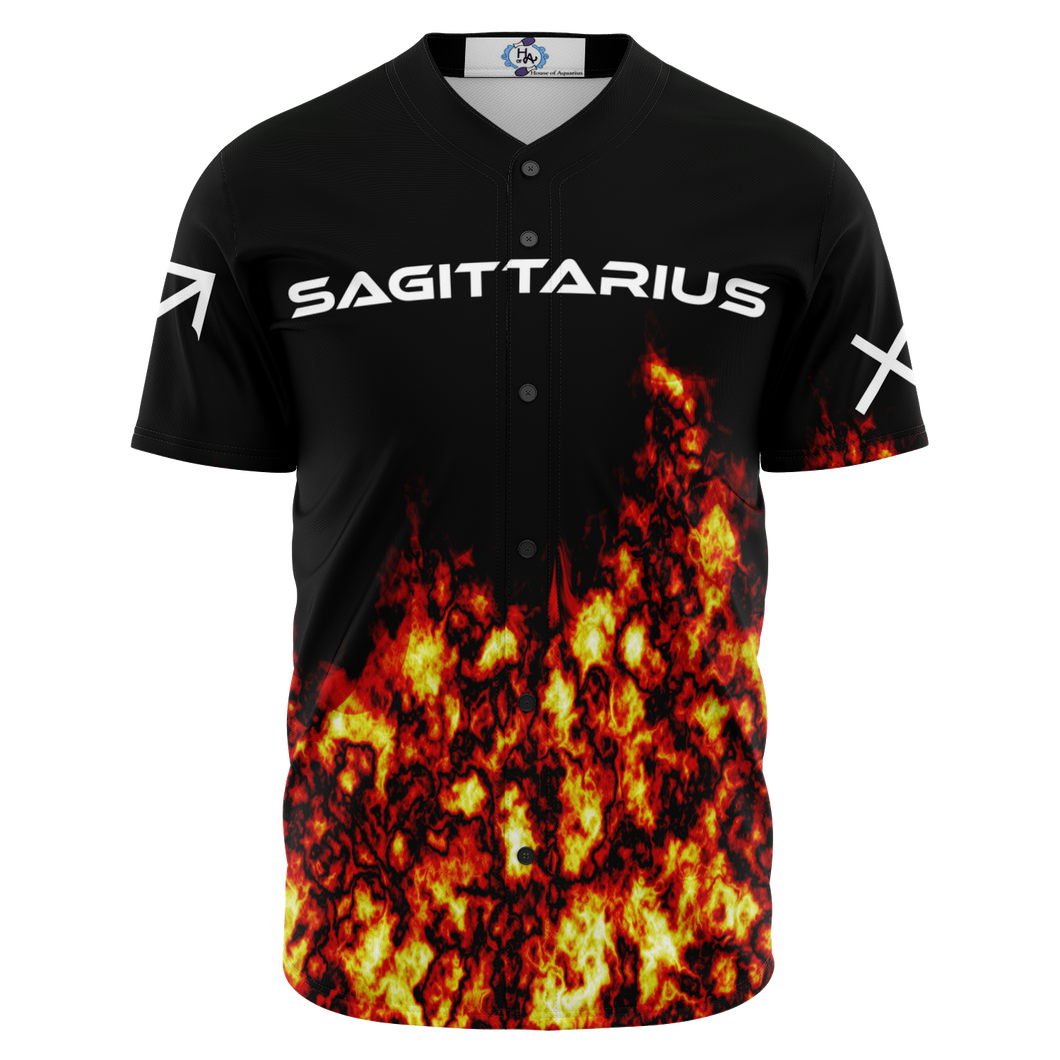 Sagittarius - Inner Flame Baseball Jersey