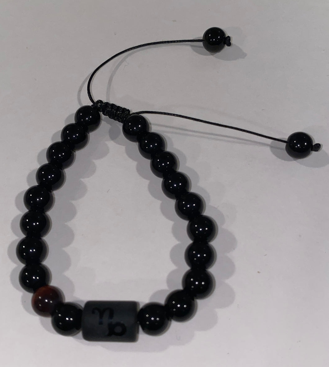 Capricorn - Adjustable Stone Bracelet
