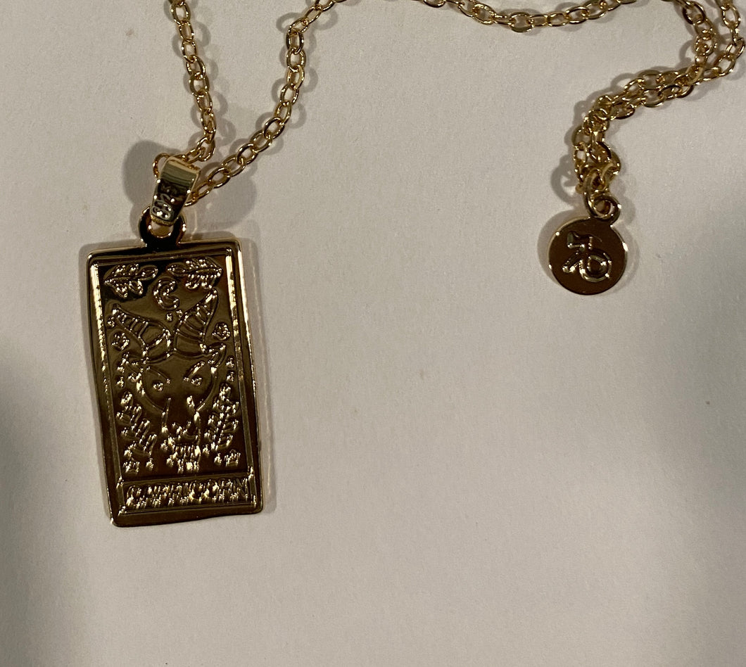 Capricorn - Copper Pendant Necklace