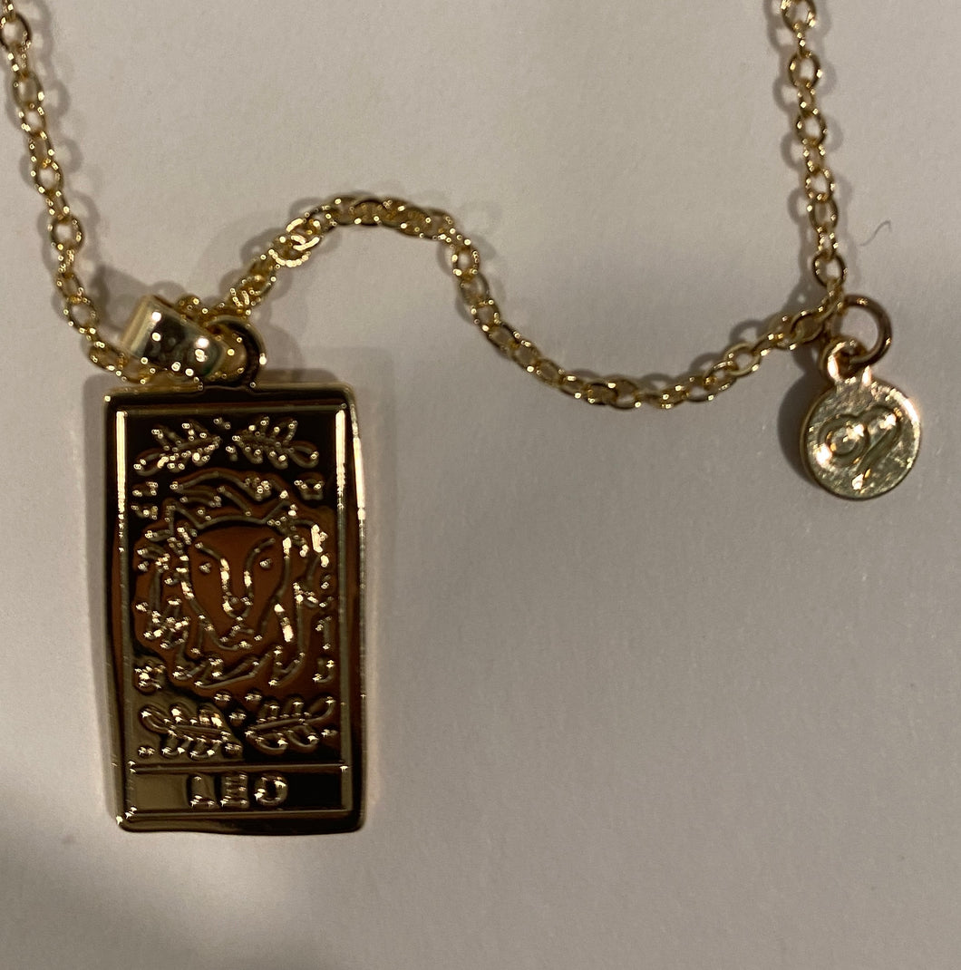 Leo - Copper Pendant Necklace