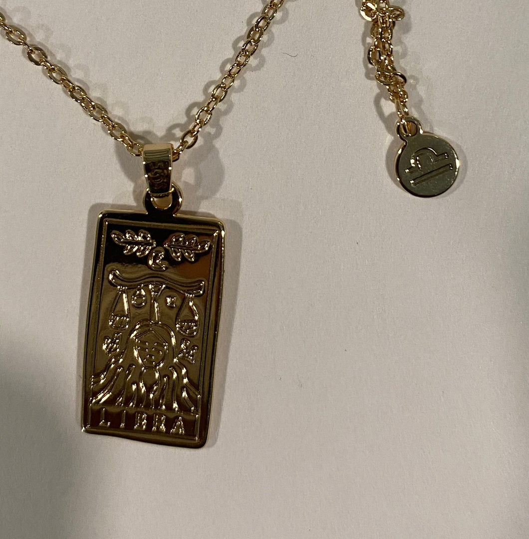 Libra - Copper Pendant Necklace