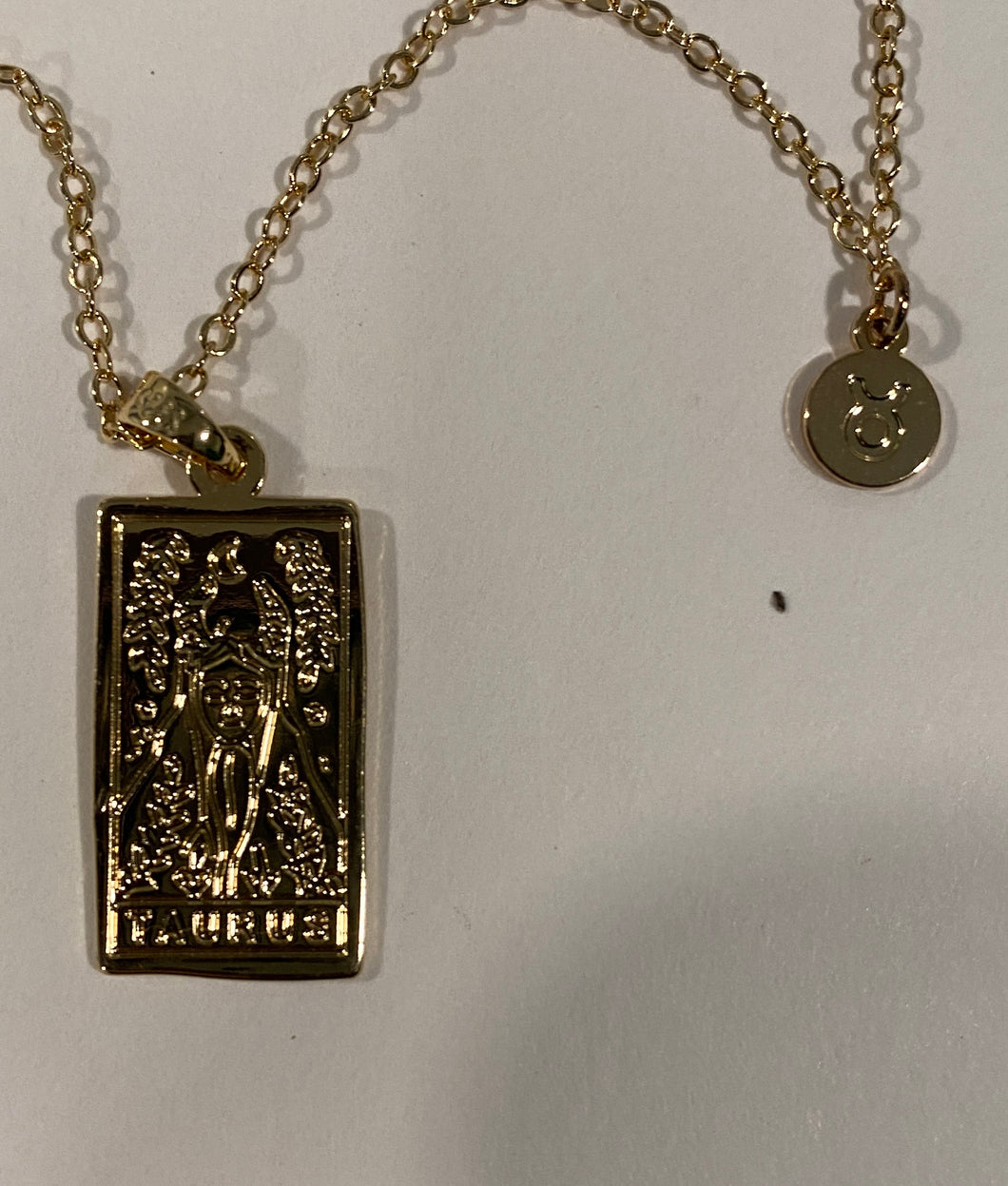 Taurus - Copper Pendant Necklace