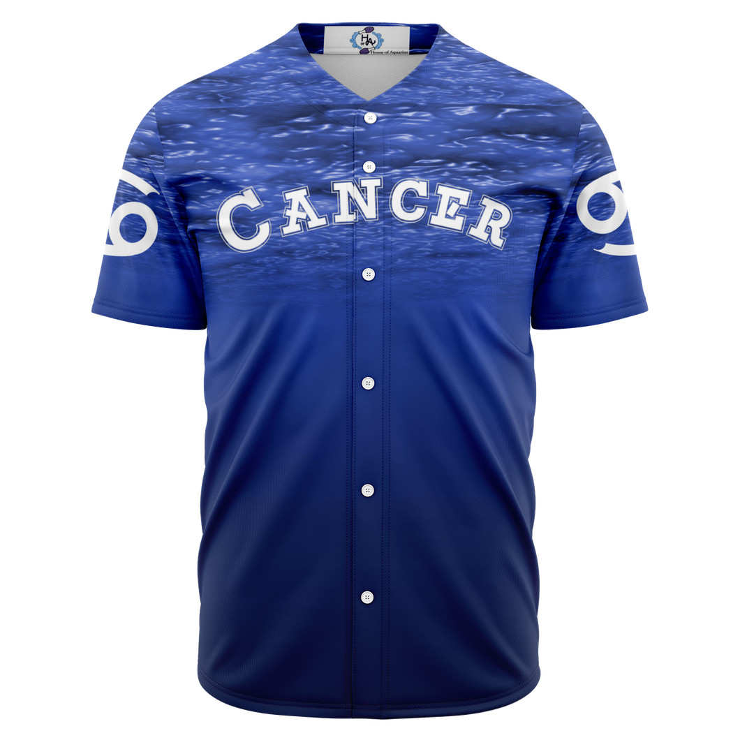 Cancer - Deep Sea Baseball Jersey