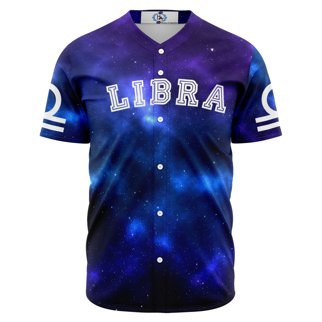 Libra - Galaxy Baseball Jersey