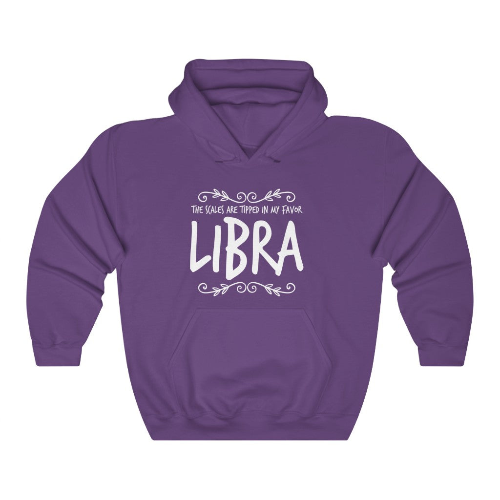 Libra - Tipped Hooded Sweatshirt