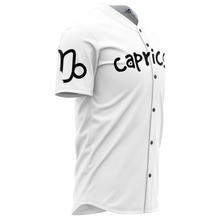 Load image into Gallery viewer, Capricorn- White Baseball Jersey
