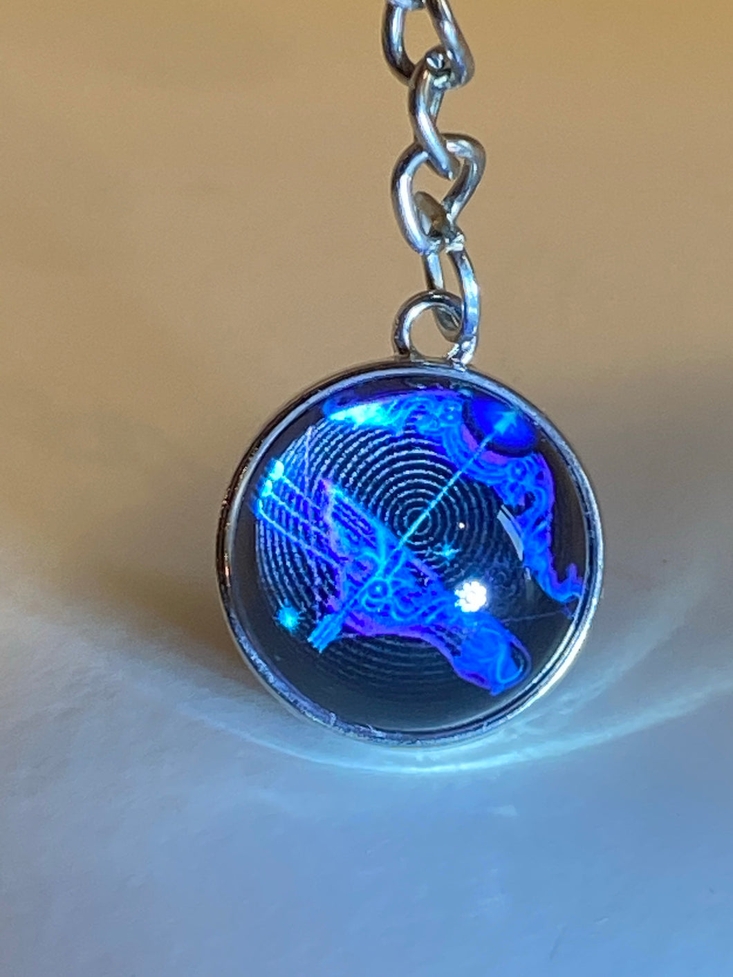 Sagittarius Sphere Keychain