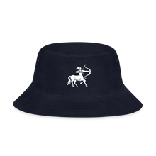 Load image into Gallery viewer, Sagittarius - Bucket Hat - navy
