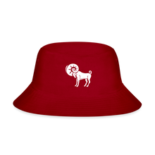 Load image into Gallery viewer, Aries - Bucket Hat - red
