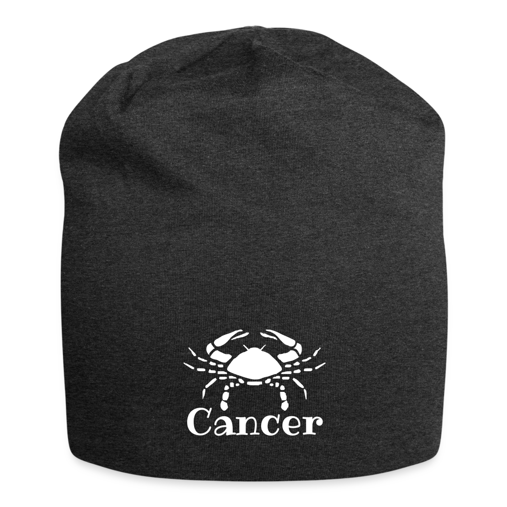 Cancer - Jersey Beanie - charcoal grey